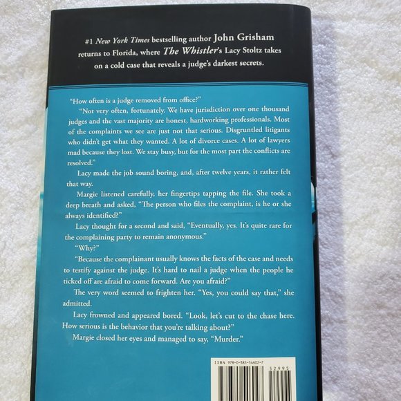 Hardcover Novel "The Judge's List" By John Grisham - Picture 5 of 6